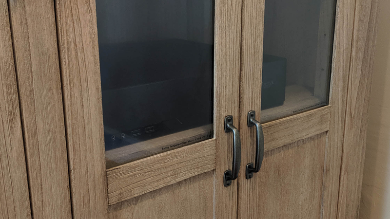Flat cases like the Node 202 are perfect for hiding in an entertainment unit...as long as your hardware doesn’t get too hot!